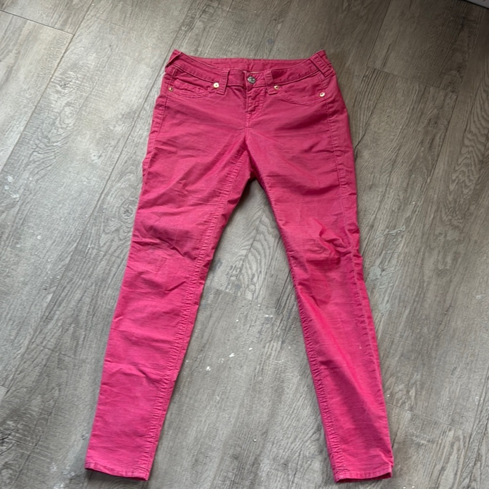 True Religion Corduroy Skinny Pants